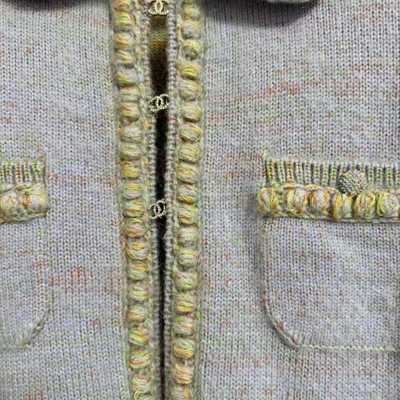 Chanel Cashmere Alpaca Lilac & Multicolor - Picture 7 of 12